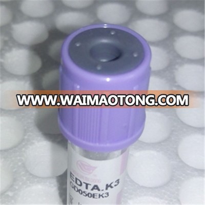 EDTA Blood Tube With Back Cover CE Approved (13*75mm,13*100mm)